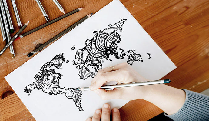 World Map Coloring Page Updates
