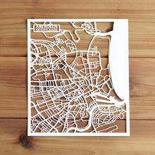 Load image into Gallery viewer, Custom Map Papercut - Choose Your Own Location