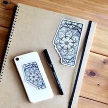 Load image into Gallery viewer, Alberta Canada Sticker | Map of Canada Sticker | Map Art | Travel Gift Ideas | Canadian Province Sticker | Canada Map | Travel Sticker | Map Sticker