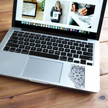 Load image into Gallery viewer, Alberta Canada Sticker | Map of Canada Sticker | Map Art | Travel Gift Ideas | Canadian Province Sticker | Canada Map | Travel Sticker | Map Sticker