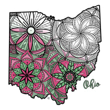 Load image into Gallery viewer, ohio usa coloring pages | state map coloring pages for adults | Coloring pages for kids | ohio usa map coloring sheets | state map coloring page | united states coloring page | united states of america | map of america