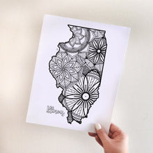 Load image into Gallery viewer, usa coloring pages | state map coloring pages for adults | Coloring pages for kids | usa map coloring sheets | state map coloring page | united states coloring page | united states of america | map of america