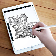 Load image into Gallery viewer, louisiana usa coloring pages | state map coloring pages for adults | Coloring pages for kids | louisiana usa map coloring sheets | state map coloring page | united states coloring page | united states of america | map of america