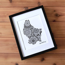 Load image into Gallery viewer, Map of Luxembourg | Map Art | Travel Gift Ideas | Luxembourg City Map | Map Wall Art | Luxembourg Map