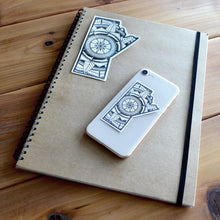 Load image into Gallery viewer, Manitoba Canada Sticker | Map of Canada Sticker | Map Art | Travel Gift Ideas | Canadian Province Sticker | Canada Map | Travel Sticker | Map Sticker