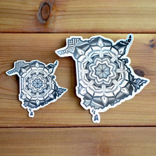 Load image into Gallery viewer, New Brunswick Canada Sticker | Map of Canada Sticker | Map Art | Travel Gift Ideas | Canadian Province Sticker | Canada Map | Travel Sticker | Map Sticker