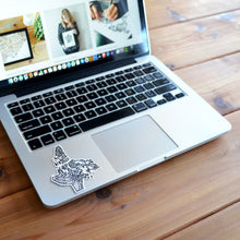 Load image into Gallery viewer, Nunavut Canada Sticker | Map of Canada Sticker | Map Art | Travel Gift Ideas | Canadian Province Sticker | Canada Map | Travel Sticker | Map Sticker