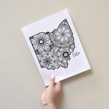 Load image into Gallery viewer, usa coloring pages | state map coloring pages for adults | Coloring pages for kids | usa map coloring sheets | state map coloring page | united states coloring page | united states of america | map of america