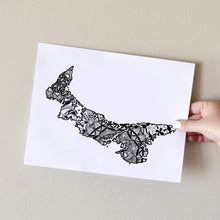 Load image into Gallery viewer, Map of Prince Edward Island Canada | Map Art | Travel Gift Ideas | Prince Edward Island City Map | Map Wall Art | Canadian provinces of Canada