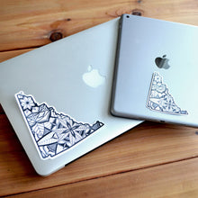 Load image into Gallery viewer, Yukon Canada Sticker | Map of Canada Sticker | Map Art | Travel Gift Ideas | Canadian Province Sticker | Canada Map | Travel Sticker | Map Sticker