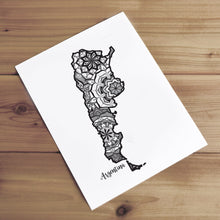 Load image into Gallery viewer, Map of Argentina | Map Art | Travel Gift Ideas | Argentina City Map | Map Wall Art | Argentina Map