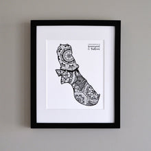 Load image into Gallery viewer, Map of London Borough of Hammersmith and Fulham | Map of Hammersmith and Fulham London | Map Art | Travel Gift Ideas | London Borough of Hammersmith and Fulham City Map | Map Wall Art | London Borough of Hammersmith and Fulham Map