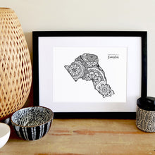 Load image into Gallery viewer, Map of London Borough of Camden | Map Art | Travel Gift Ideas | London Borough of Camden City Map | Map Wall Art | London Borough of Camden Map