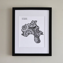 Load image into Gallery viewer, Map of London Borough of Tower Hamlets | Map of Tower Hamlets London | Map Art | Travel Gift Ideas | London Borough of Tower Hamlets City Map | Map Wall Art | London Borough of Tower Hamlets Map