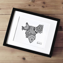 Load image into Gallery viewer, Map of London Borough of Greenwich | Map of Greenwich London | Map Art | Travel Gift Ideas | London Borough of Greenwich City Map | Map Wall Art | London Borough of Greenwich Map