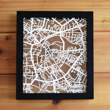 Load image into Gallery viewer, Map of Cambridge England | Papercut Map Art | UK Travel Gift Ideas | Cambridge City Map | Map Wall Art | Cambridge Map | England Map | UK Papercut City Maps