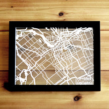 Load image into Gallery viewer, Ottawa, Ontario, Canada Papercut Map Art