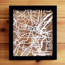 Load image into Gallery viewer, Map of Belfast Northern Ireland | Papercut Map Art | Travel Gift Ideas | Belfast City Map | Map Wall Art | Belfast Map | Northern Ireland Map | Northern Ireland Papercut City Maps