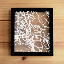 Load image into Gallery viewer, Map of Oxford England | Papercut Map Art | UK Travel Gift Ideas | Oxford City Map | Map Wall Art | Oxford Map | England Map | UK Papercut City Maps