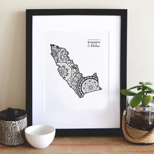 Load image into Gallery viewer, Map of London Borough of Kensington and Chelsea | Map of Kensington and Chelsea London | Map Art | Travel Gift Ideas | London Borough of Kensington and Chelsea City Map | Map Wall Art | London Borough of Kensington and Chelsea Map