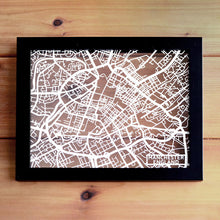 Load image into Gallery viewer, Map of Manchester England | Papercut Map Art | UK Travel Gift Ideas | Manchester City Map | Map Wall Art | Manchester Map | England Map | UK Papercut City Maps