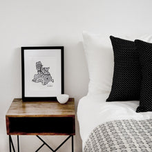 Load image into Gallery viewer, Map of London Borough of Lewisham | Map of Lewisham London | Map Art | Travel Gift Ideas | London Borough of Lewisham City Map | Map Wall Art | London Borough of Lewisham Map