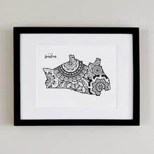 Load image into Gallery viewer, Map of London Borough of City of London | Map of City of London | Map Art | Travel Gift Ideas | London Borough City Map | Map Wall Art | City of London Map