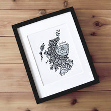 Load image into Gallery viewer, Map of Scotland | Map Art | Travel Gift Ideas | Scotland City Map | Map Wall Art | Scotland Map