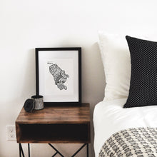 Load image into Gallery viewer, Map of London Borough of Islington | Map of Islington London | Map Art | Travel Gift Ideas | London Borough of Islington City Map | Map Wall Art | London Borough of Islington Map