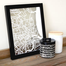 Load image into Gallery viewer, Map of Aberdeen Scotland | Papercut Map Art | Travel Gift Ideas | Aberdeen City Map | Map Wall Art | Aberdeen Map | Scotland Map | Scotland Papercut City Maps