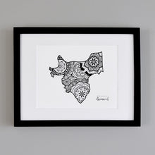 Load image into Gallery viewer, Map of London Borough of Greenwich | Map of Greenwich London | Map Art | Travel Gift Ideas | London Borough of Greenwich City Map | Map Wall Art | London Borough of Greenwich Map