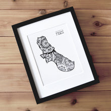 Load image into Gallery viewer, Map of London Borough of Hammersmith and Fulham | Map of Hammersmith and Fulham London | Map Art | Travel Gift Ideas | London Borough of Hammersmith and Fulham City Map | Map Wall Art | London Borough of Hammersmith and Fulham Map