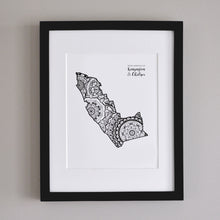 Load image into Gallery viewer, Map of London Borough of Kensington and Chelsea | Map of Kensington and Chelsea London | Map Art | Travel Gift Ideas | London Borough of Kensington and Chelsea City Map | Map Wall Art | London Borough of Kensington and Chelsea Map