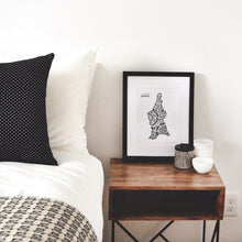 Load image into Gallery viewer, Map of London Borough of Lambeth | Map of Lambeth London | Map Art | Travel Gift Ideas | London Borough of Lambeth City Map | Map Wall Art | London Borough of Lambeth Map