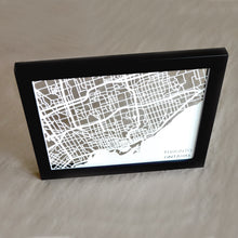 Load image into Gallery viewer, Toronto, Ontario, Canada Papercut Map Art