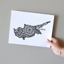 Load image into Gallery viewer, Map of Cyprus | Map Art | Travel Gift Ideas | Cyprus City Map | Map Wall Art | Cyprus Map