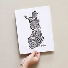 Load image into Gallery viewer, Map of Finland | Map Art | Travel Gift Ideas | Finland City Map | Map Wall Art | Finland Map