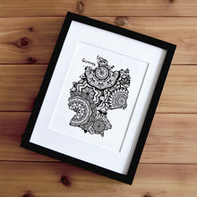 Load image into Gallery viewer, Map of Germany | Map Art | Travel Gift Ideas | Germany City Map | Map Wall Art | Germany Map