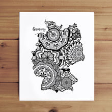 Load image into Gallery viewer, Map of Germany | Map Art | Travel Gift Ideas | Germany City Map | Map Wall Art | Germany Map