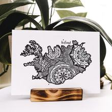 Load image into Gallery viewer, Map of Iceland | Map Art | Travel Gift Ideas | Iceland City Map | Map Wall Art | Iceland Map