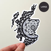 Load image into Gallery viewer, Map of Scotland Sticker | Map Art | Travel Gift Ideas | Scotland Sticker | Scotland Map | Travel Sticker