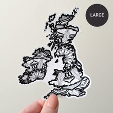 Load image into Gallery viewer, Map of UK Sticker | Map Art | Travel Gift Ideas | UK Sticker | UK Map | Travel Sticker