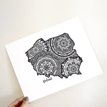 Load image into Gallery viewer, Map of Poland | Map Art | Travel Gift Ideas | Poland City Map | Map Wall Art | Poland Map