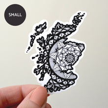 Load image into Gallery viewer, Map of Scotland Sticker | Map Art | Travel Gift Ideas | Scotland Sticker | Scotland Map | Travel Sticker