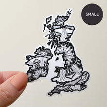 Load image into Gallery viewer, Map of UK Sticker | Map Art | Travel Gift Ideas | UK Sticker | UK Map | Travel Sticker