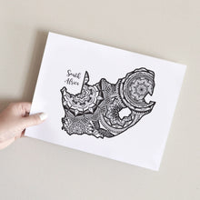 Load image into Gallery viewer, Map of South Africa | Map Art | Travel Gift Ideas | South Africa City Map | Map Wall Art | South Africa Map