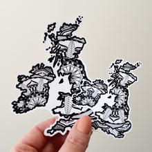 Load image into Gallery viewer, Map of UK Sticker | Map Art | Travel Gift Ideas | UK Sticker | UK Map | Travel Sticker