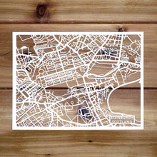 Load image into Gallery viewer, Map of Edinburgh Scotland | Papercut Map Art | Travel Gift Ideas | Edinburgh City Map | Map Wall Art | Edinburgh Map | Scotland Map | Scotland Papercut City Maps