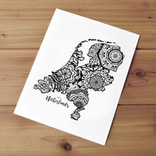 Load image into Gallery viewer, Map of Netherlands | Map Art | Travel Gift Ideas | Netherlands City Map | Map Wall Art | Netherlands Map