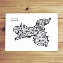 Load image into Gallery viewer, Map of London Borough of Wandsworth | Map of Wandsworth London | Map Art | Travel Gift Ideas | London Borough of Wandsworth City Map | Map Wall Art | London Borough of Wandsworth Map